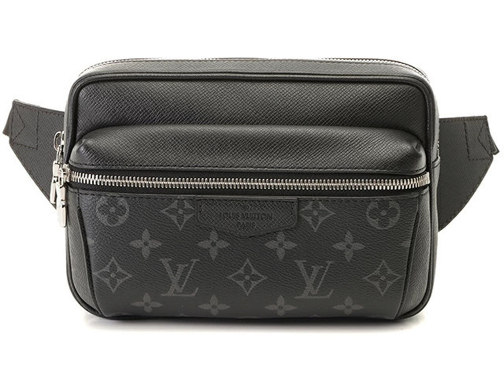 LOUIS VUITTON Bumbag Outdoor Taigarama Noir Black